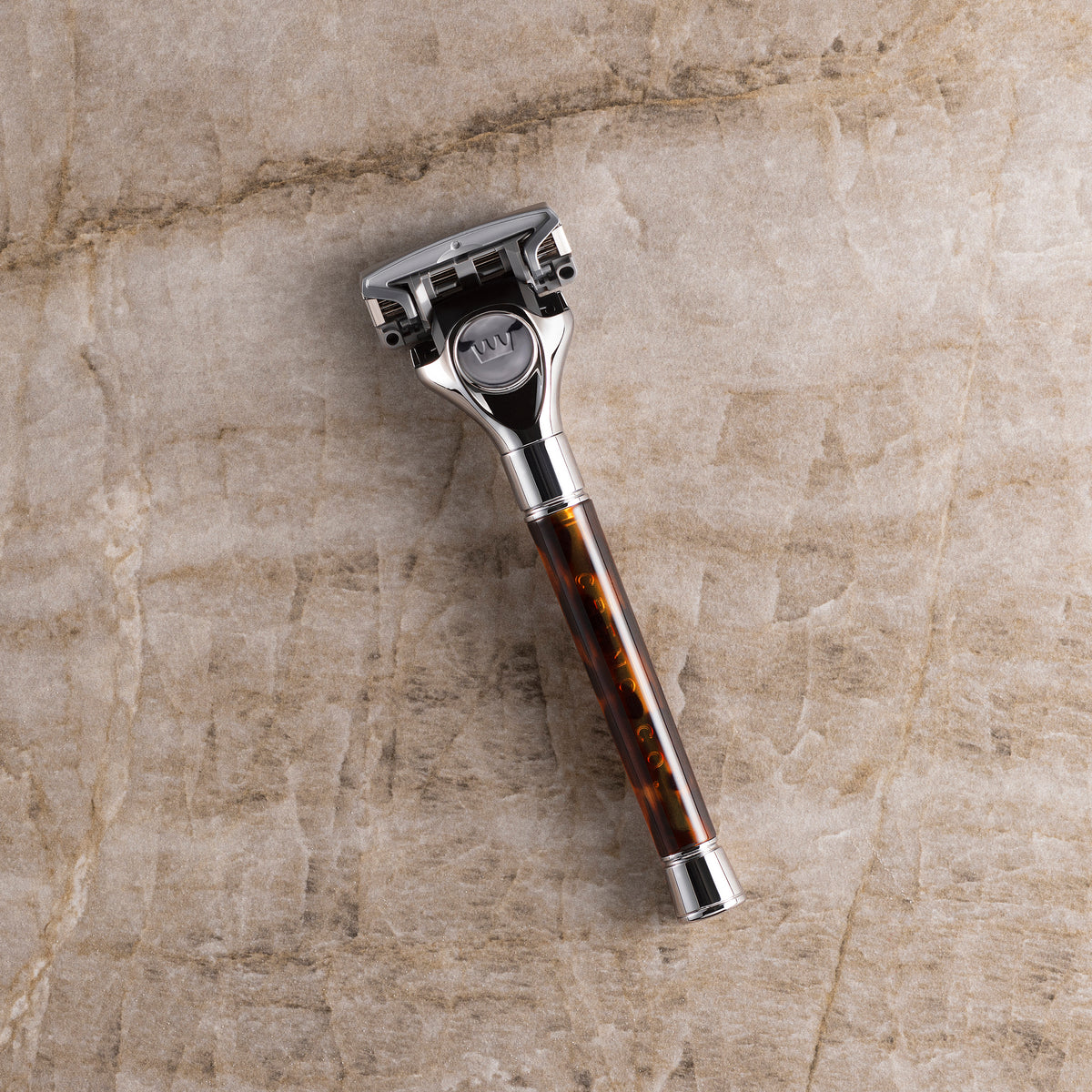 Old Shell Razor Cremo Tortoiseshell Razor | Barber Quality Shave at Home