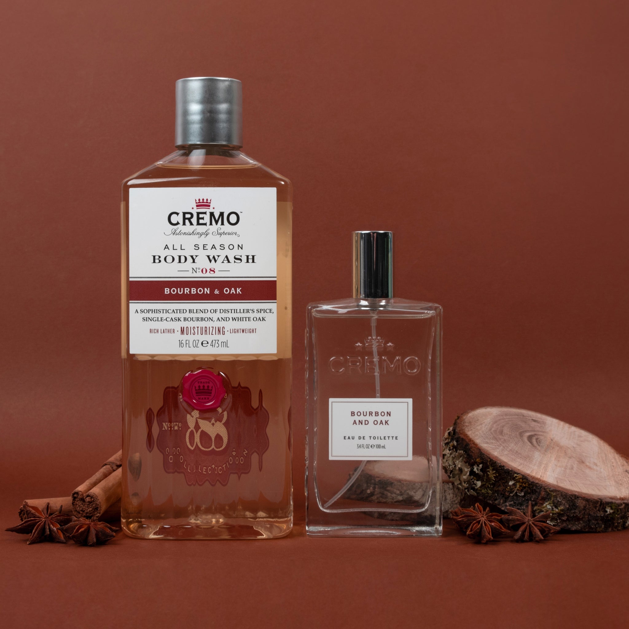 Bourbon & Oak Cologne & Bodywash Giftset