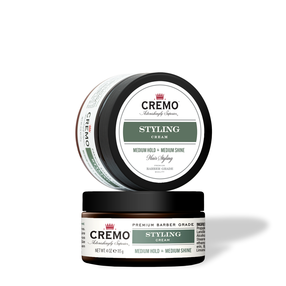 Front view of Cremo Styling Cream.
