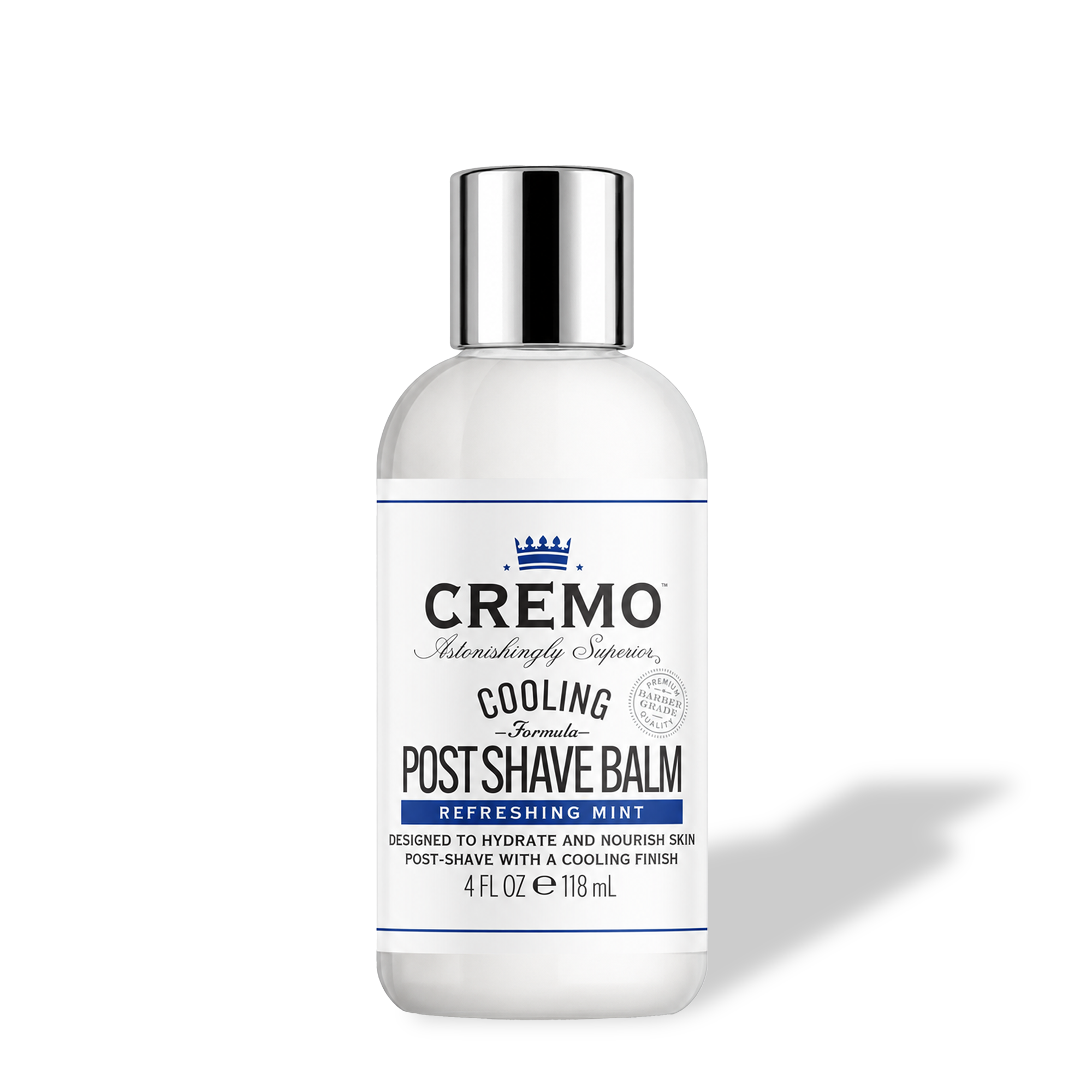 Front view of Cremo Cooling Post Shave Balm.