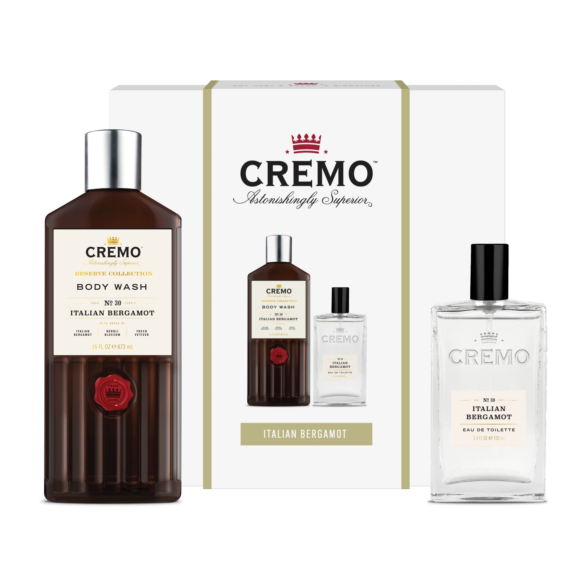 Italian Bergamot Body Wash & Cologne Giftset